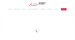 Desktop Screenshot of hotelciudaddebinefar.com